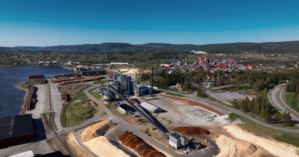 Övik Energi CHP plant. Press image by Övik Energi.
