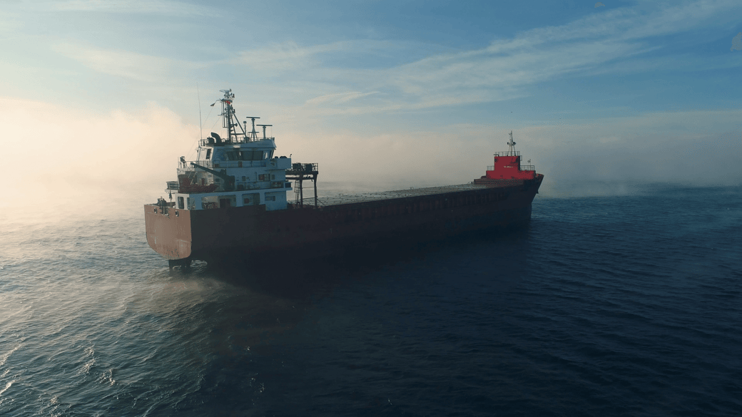 International Container Ship which can be powered by carbon neutral eMethanol.