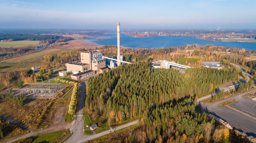Picture depicting a NordFuel site in Finland